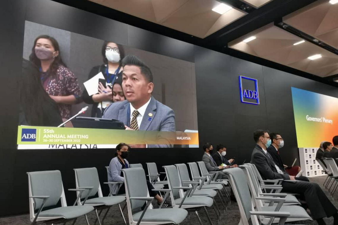 Governors Plenary Session 55th ADB Annual Meeting Di Filipina